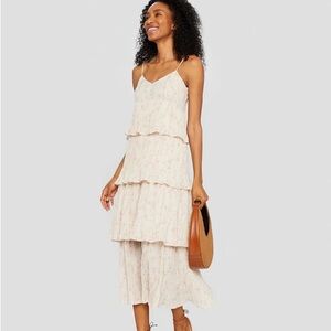 Pleated Tiers Occasion Dress